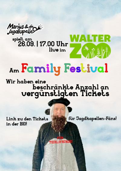 TIERLIFRÜNDE AUFGEPASST!! Ermässigung für Jagdkapellen-Fans auf Tickets